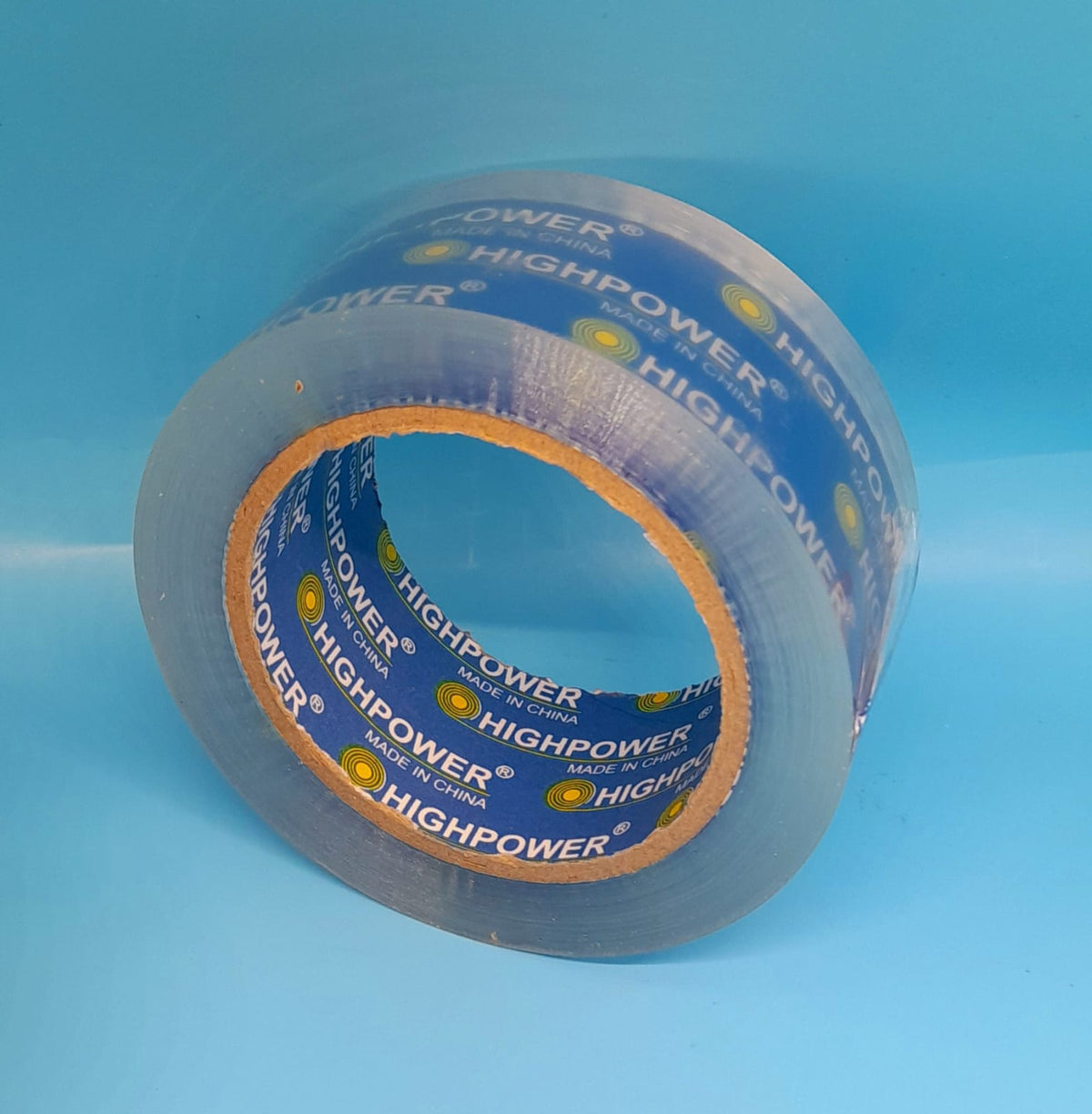 HIGH POWER Tape 2" Clear 100M Roll Highpower Blue Roll