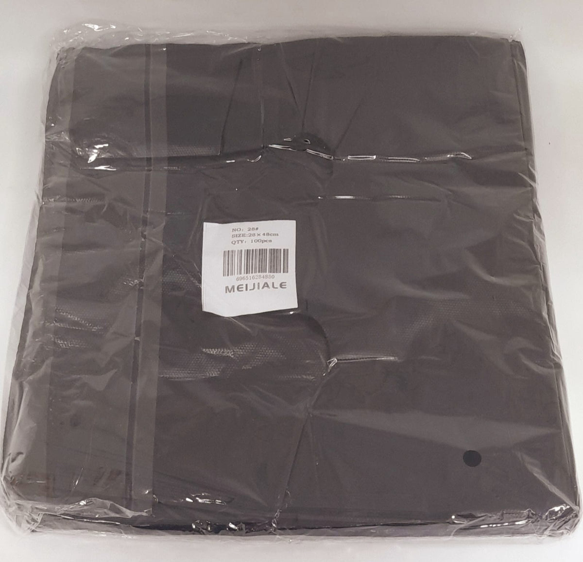 Plastic Bag Black 28CMX48CM 100PCS Pk