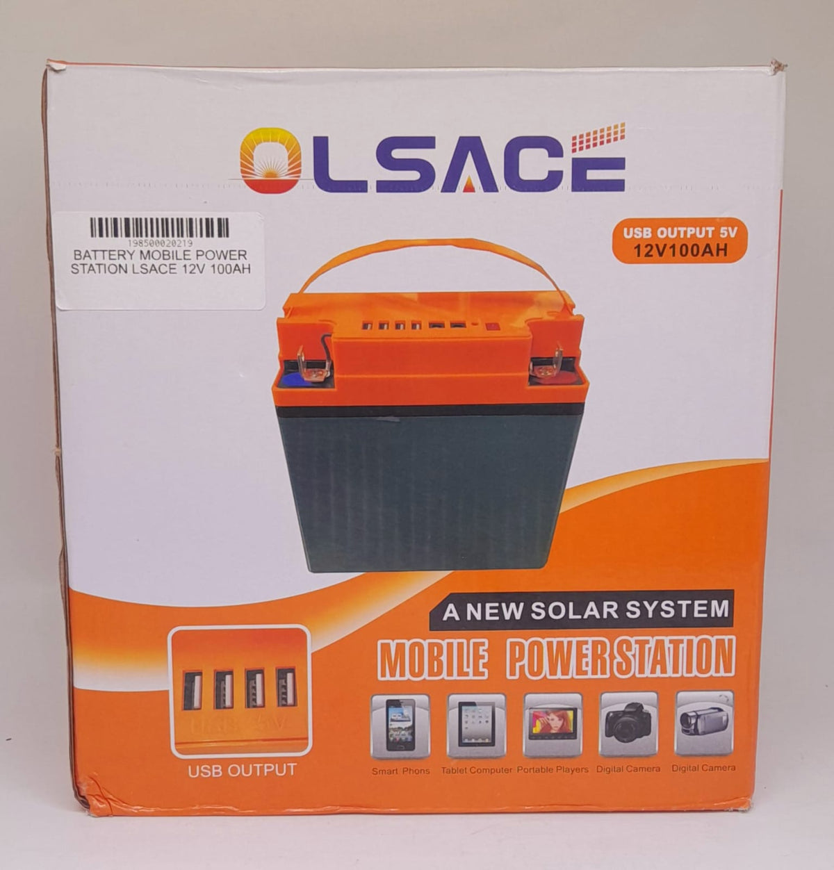Battery Mobile Power Station Lsace 12V 100AH