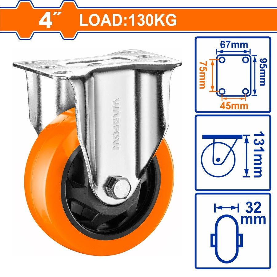 WADFOW Wheel Coaster 4" Straight Orange WJL2341