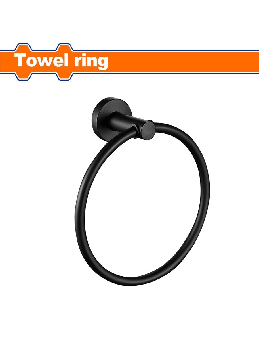 WADFOW Towel Rings Matte Black WZG1510
