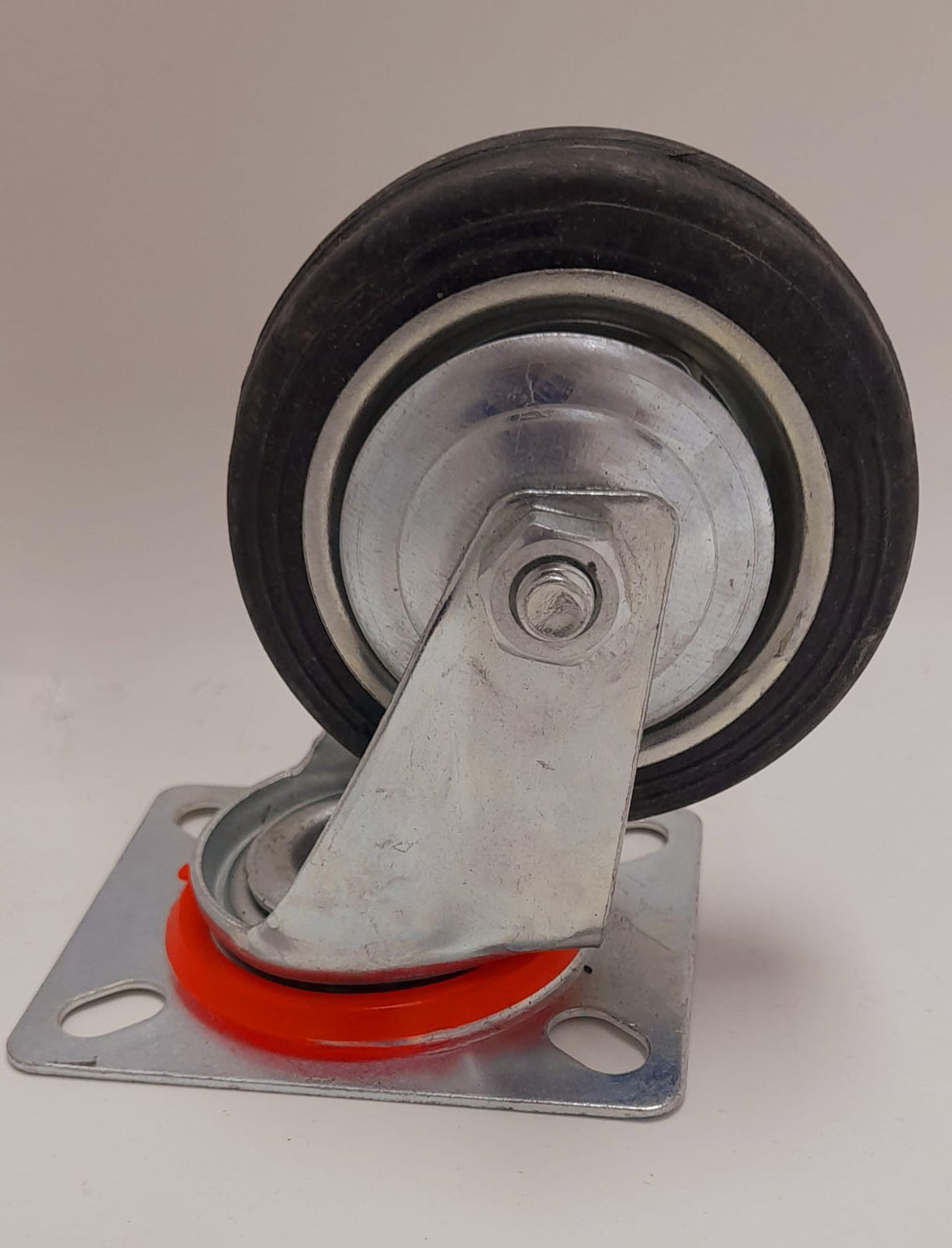 Wheel Coaster 3" Swivel Black Ferrawyy 75/25-45