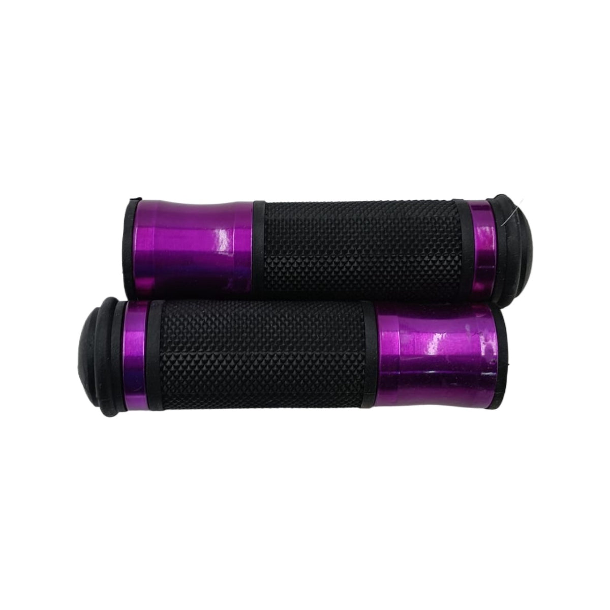 M/CYCLE Handle Grip Purple Aluminium Pro Wester Moto WM15619