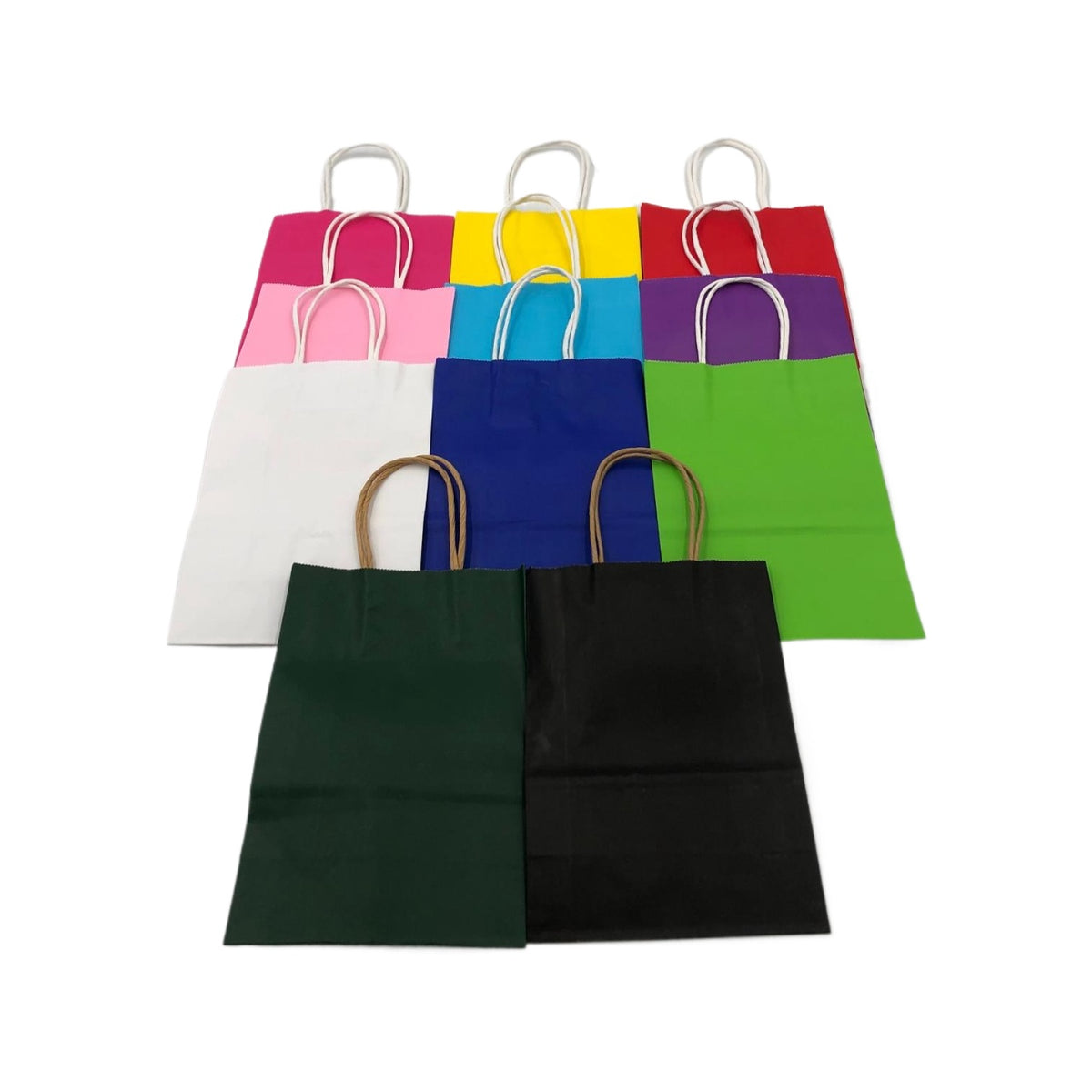 Gift Bag GI95 Solid Colors 8" X 6" X 3" G195