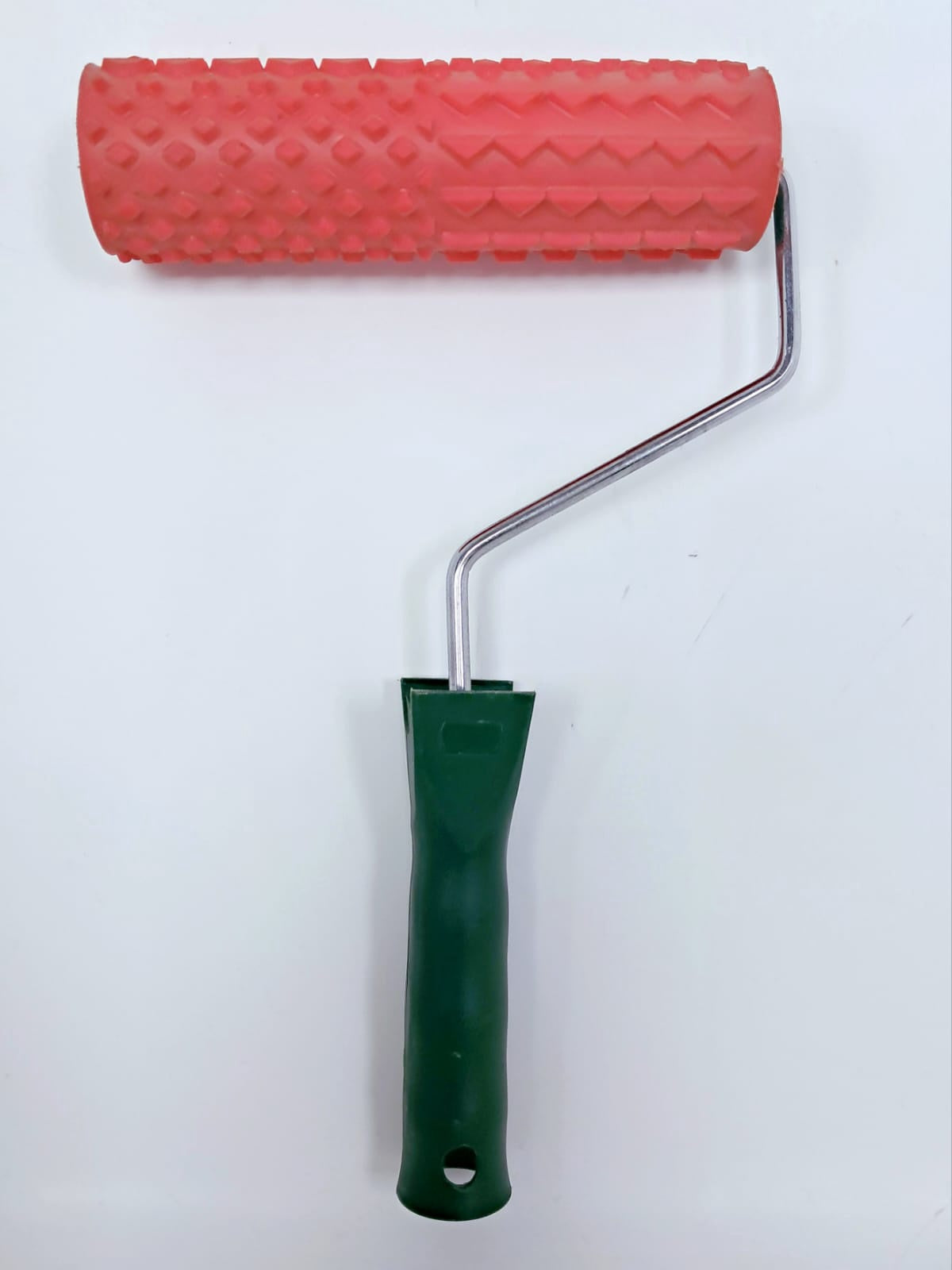 Roller Brush Handle 7" Green W/DESIGN Pad