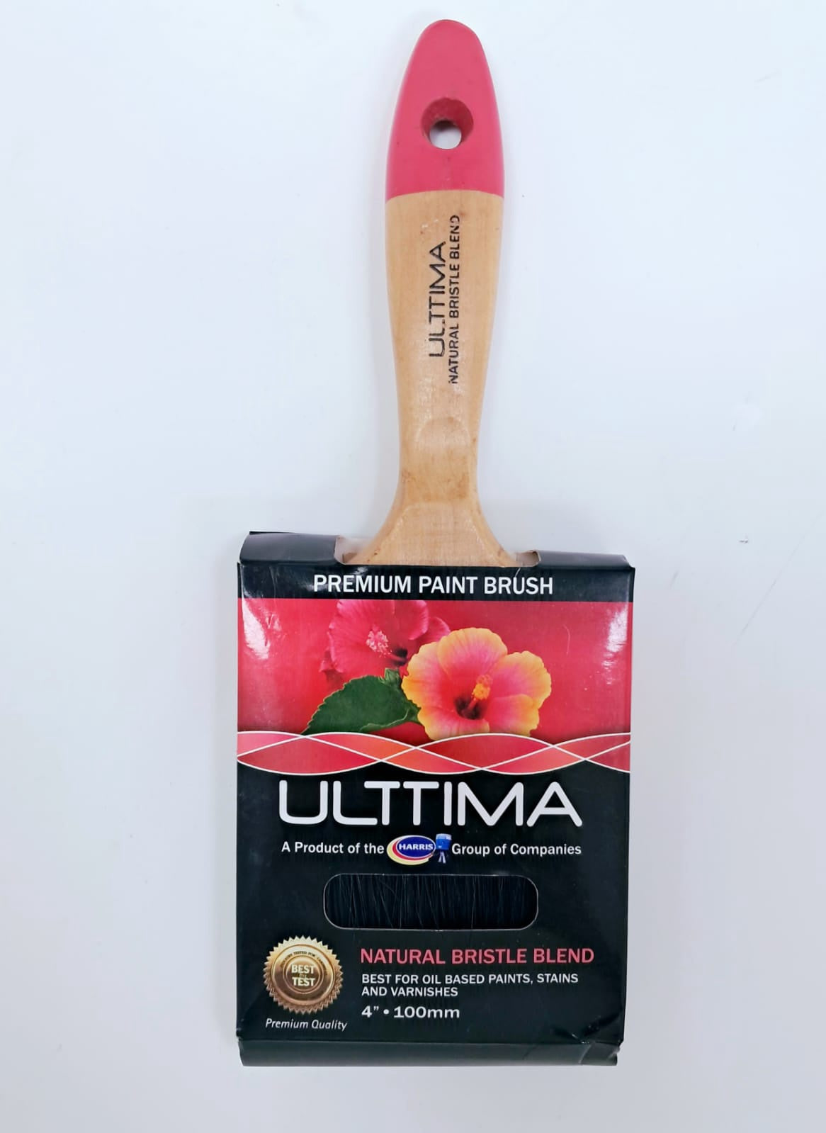 HARRIS Paint Brush 4" Ulttima Oil Red #HBH16107