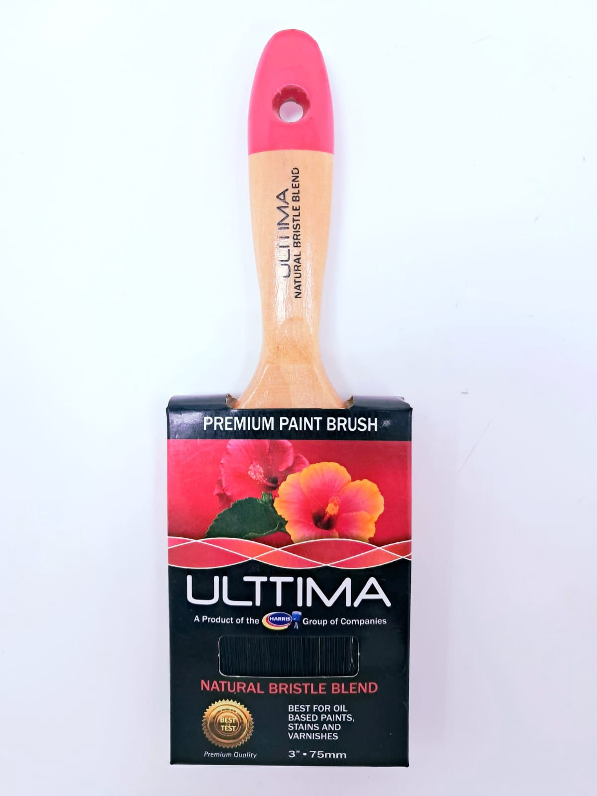 HARRIS Paint Brush 3" Ulttima Oil Red #HBH16106