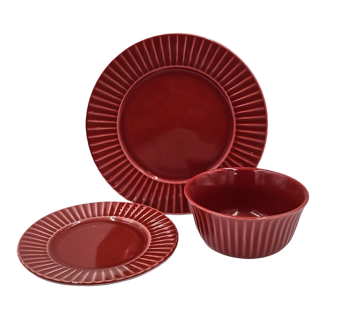 Dinner Set 18PCS NSC-2762 Red