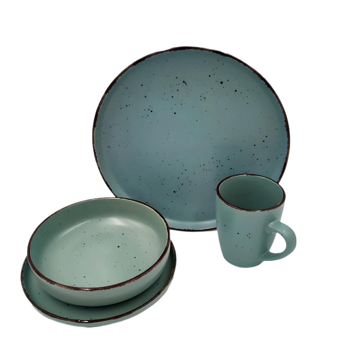 Dinner Set 16PCS NSC-2752 Stoneware Light Blue