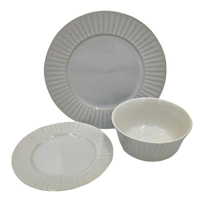 Dinner Set 18PCS NSC-2763 Stoneware Cream