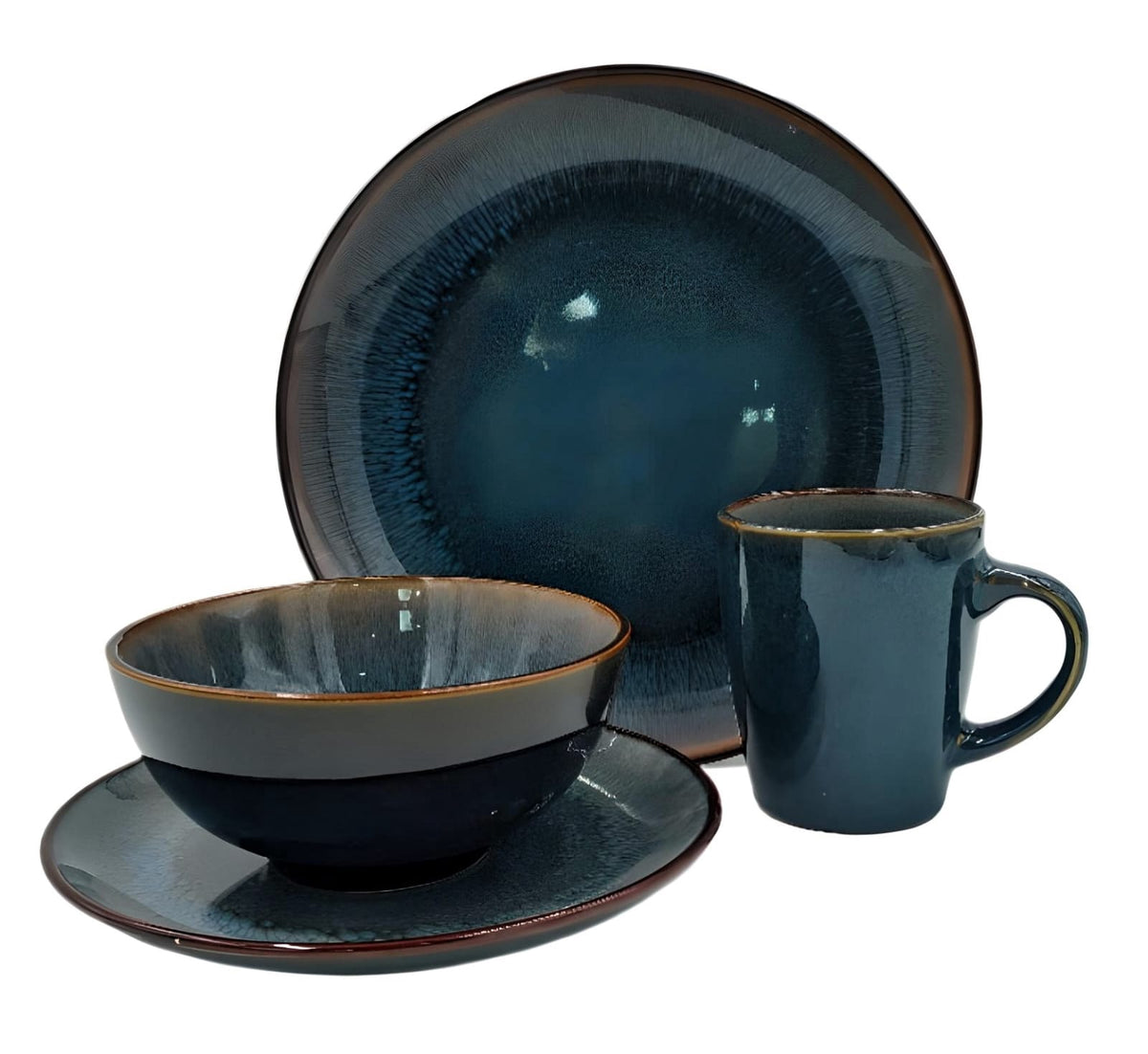 Dinner Set 16PCS NSC-3065 Dinnerware Dark Blue