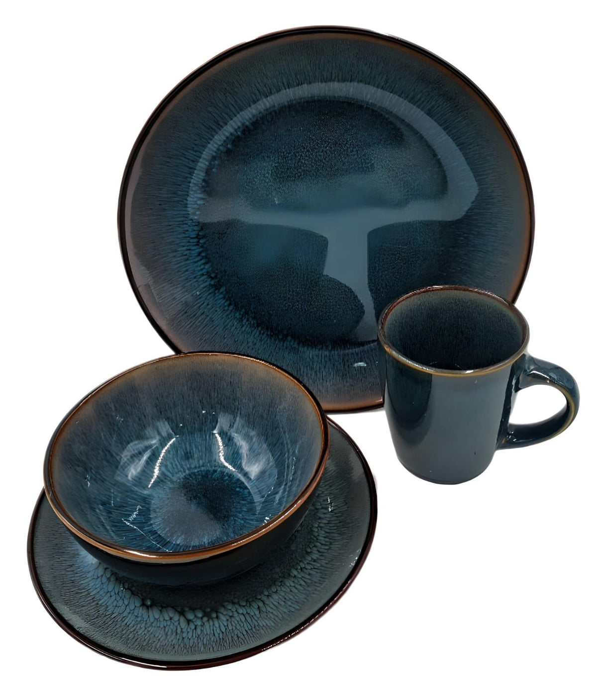 Dinner Set 16PCS NSC-3065 Dinnerware Dark Blue
