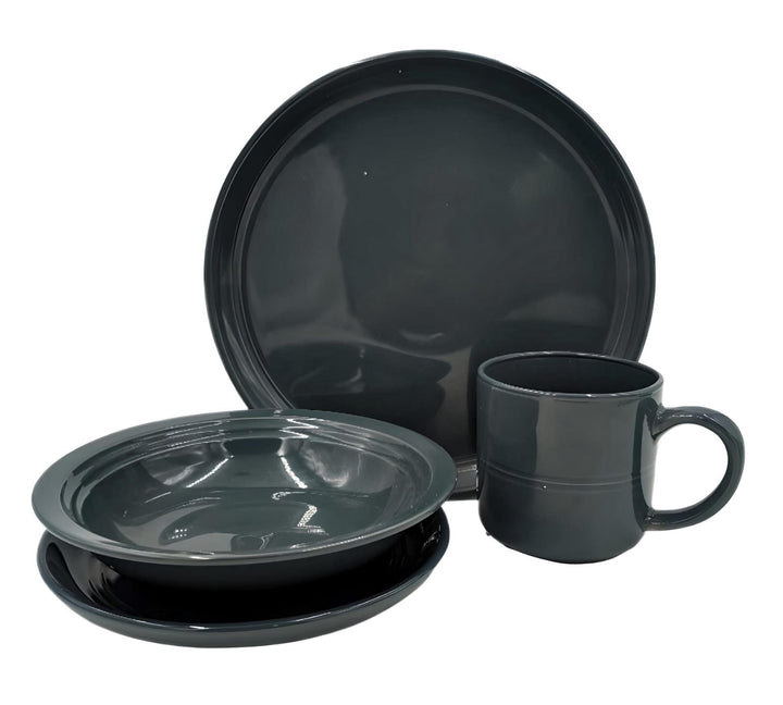 Dinner Set 16PCS 355131 Homestar Stoneware Black