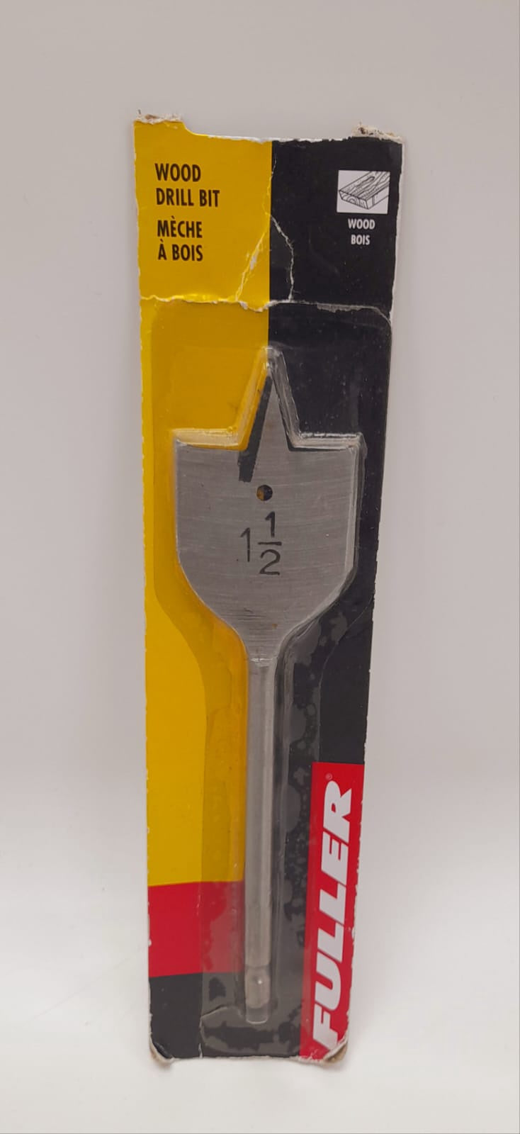 FULLER Drill Bit Flat Wood 1 1/2" 810-8524