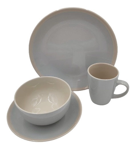 Dinner Set 16PCS NSC-3617 Stoneware Light Brown