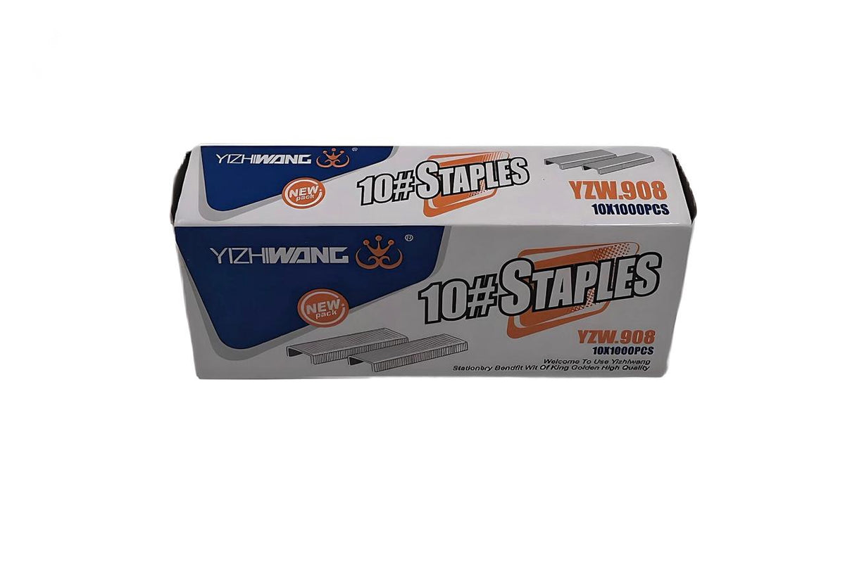 Stationery Staples #10 YZW.908 10# 10 X 1000PCS ZW908
