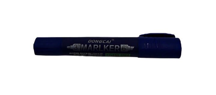 Stationery Permanent Marker Dongcai DC36T Double Tip 3MM and 6MM Blue Sold Each