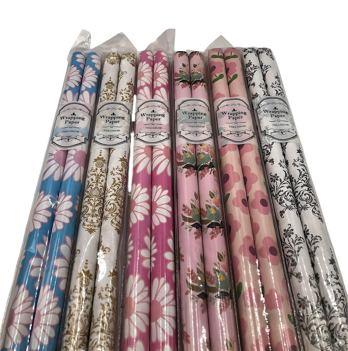 Gift Paper P1717 Wapping Paper 70X100CM 2PCS Pack