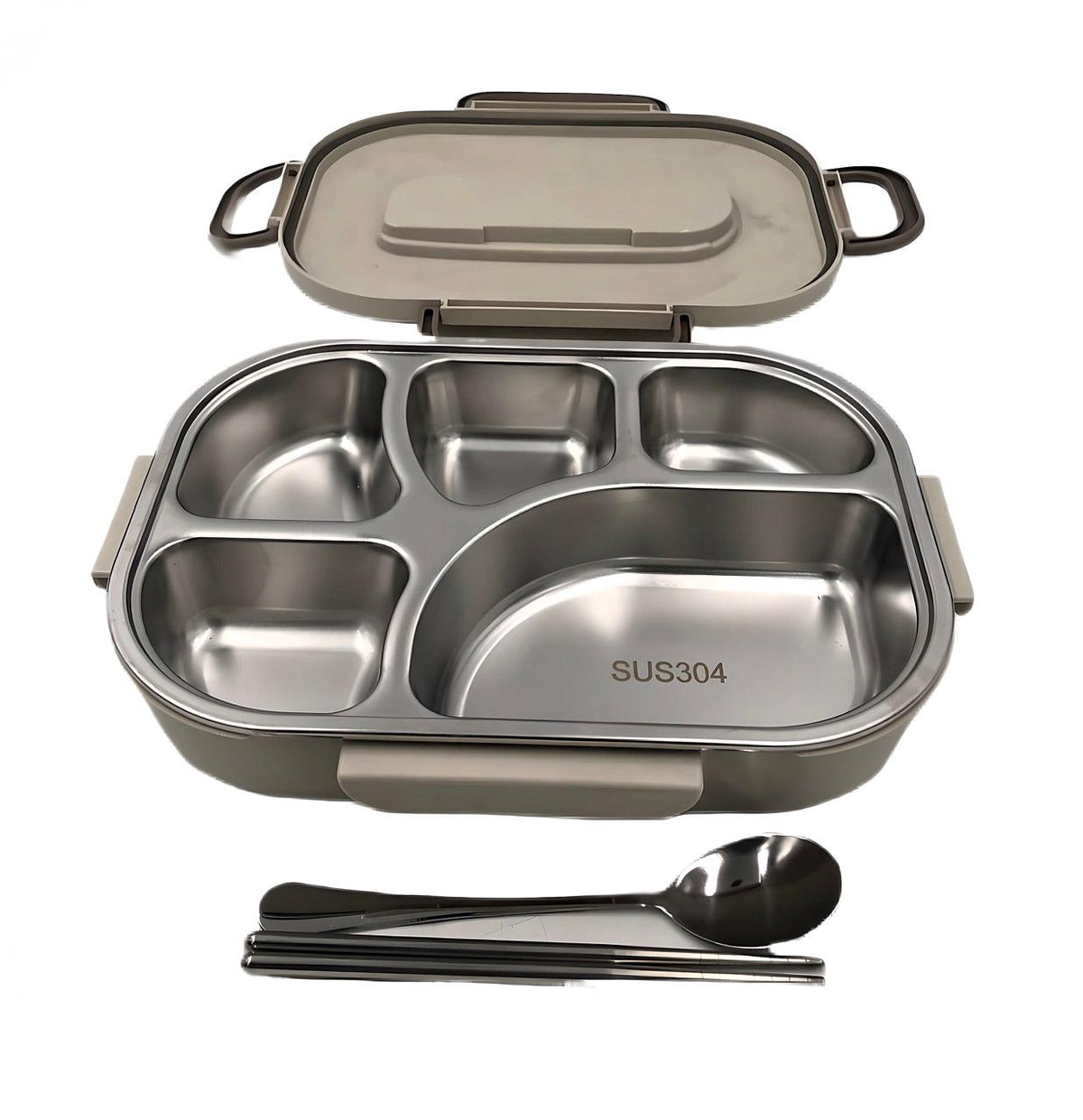 Lunch Bowl 278-4 Kids School with Spoon and Stainless Steel Inside