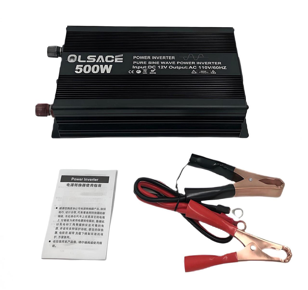 Inverter 500W 12V-110V 60HZ Olsace Pure Sine Wave