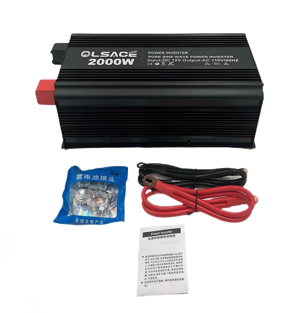 Inverter 2000W 12V-110V 60HZ Olsace Pure Sine Wave