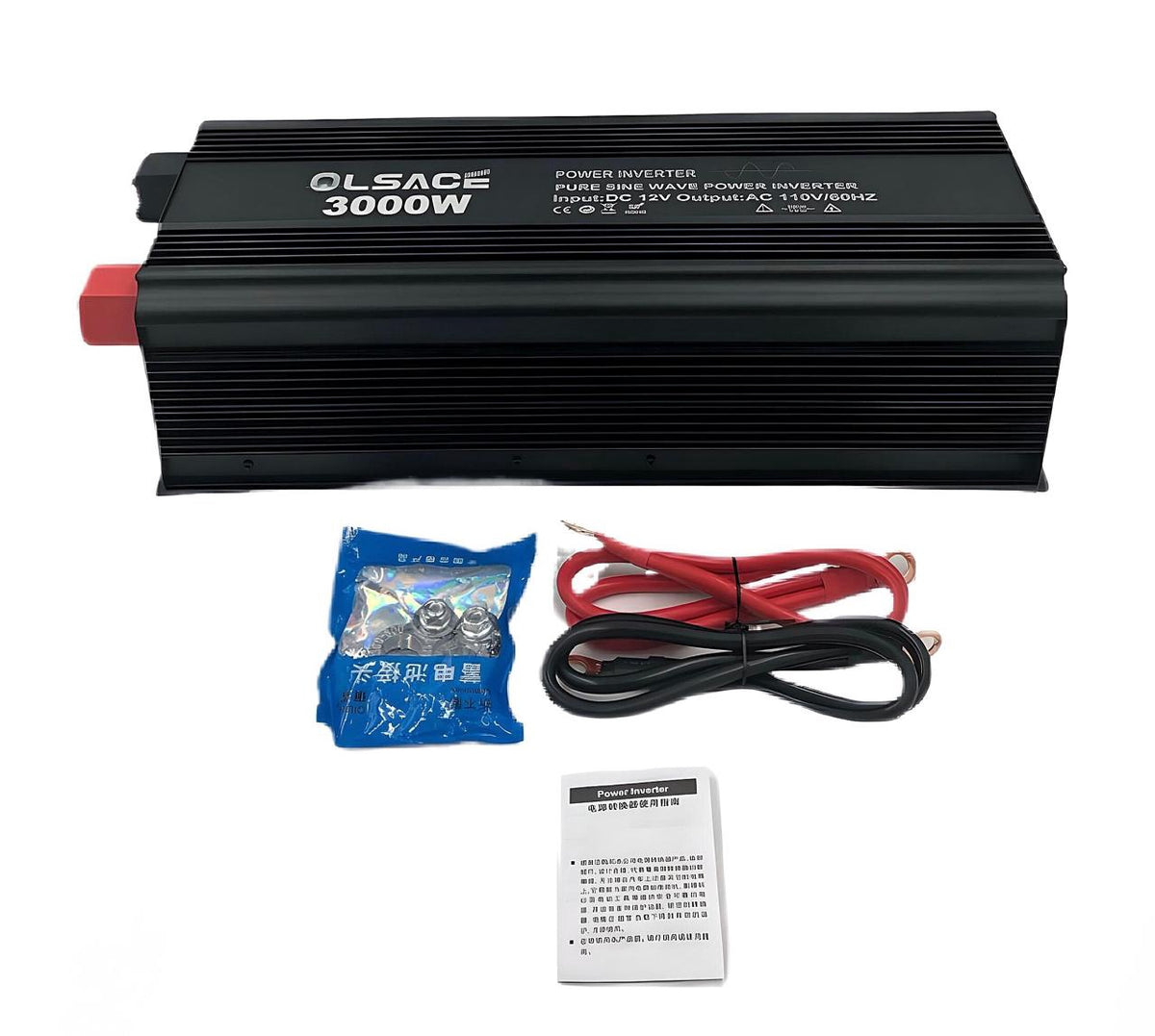 Inverter 3000W 12V-110V 60HZ Olsace Pure Sine Wave