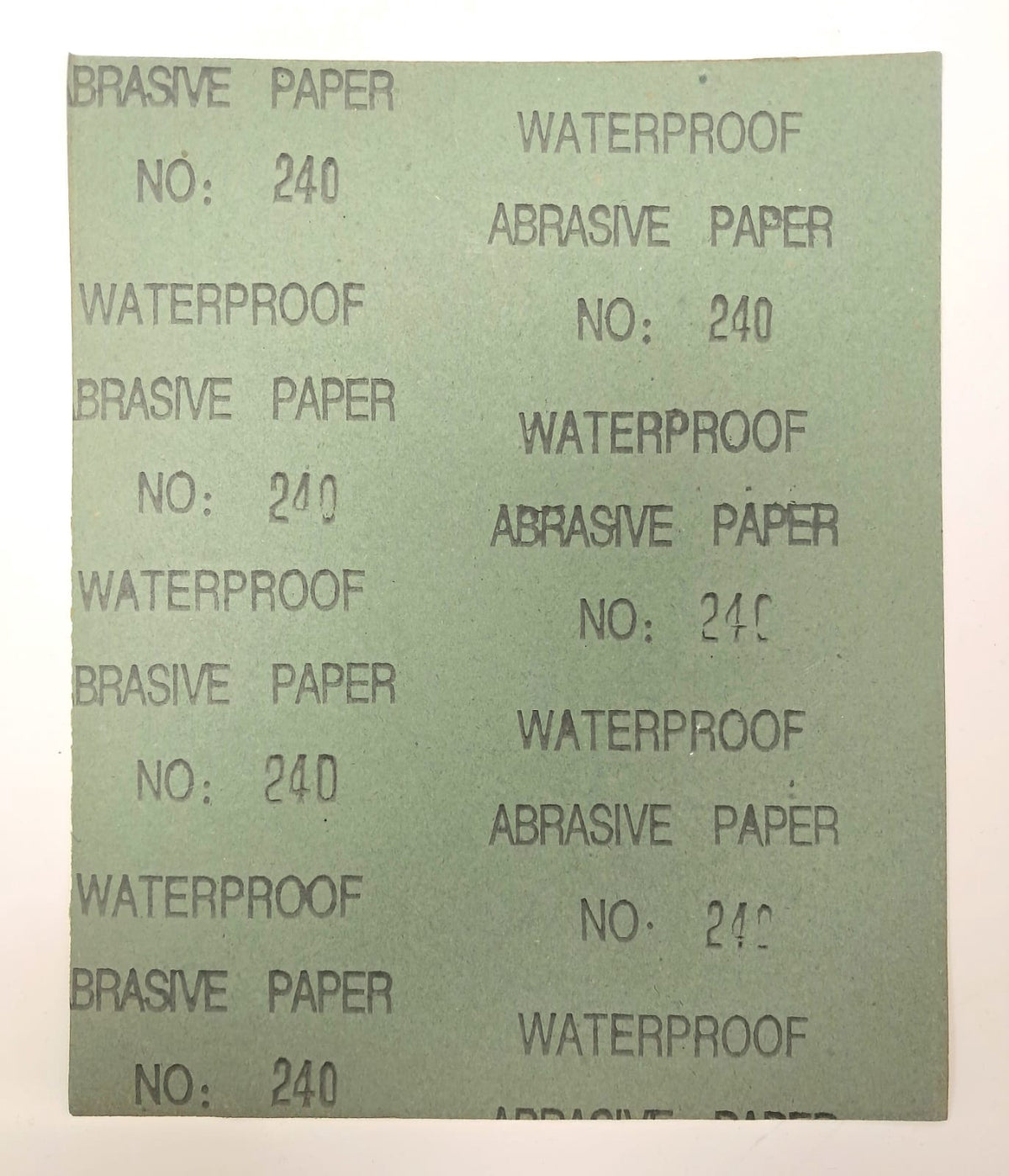 Sand Paper Metal Green #240 Waterproof
