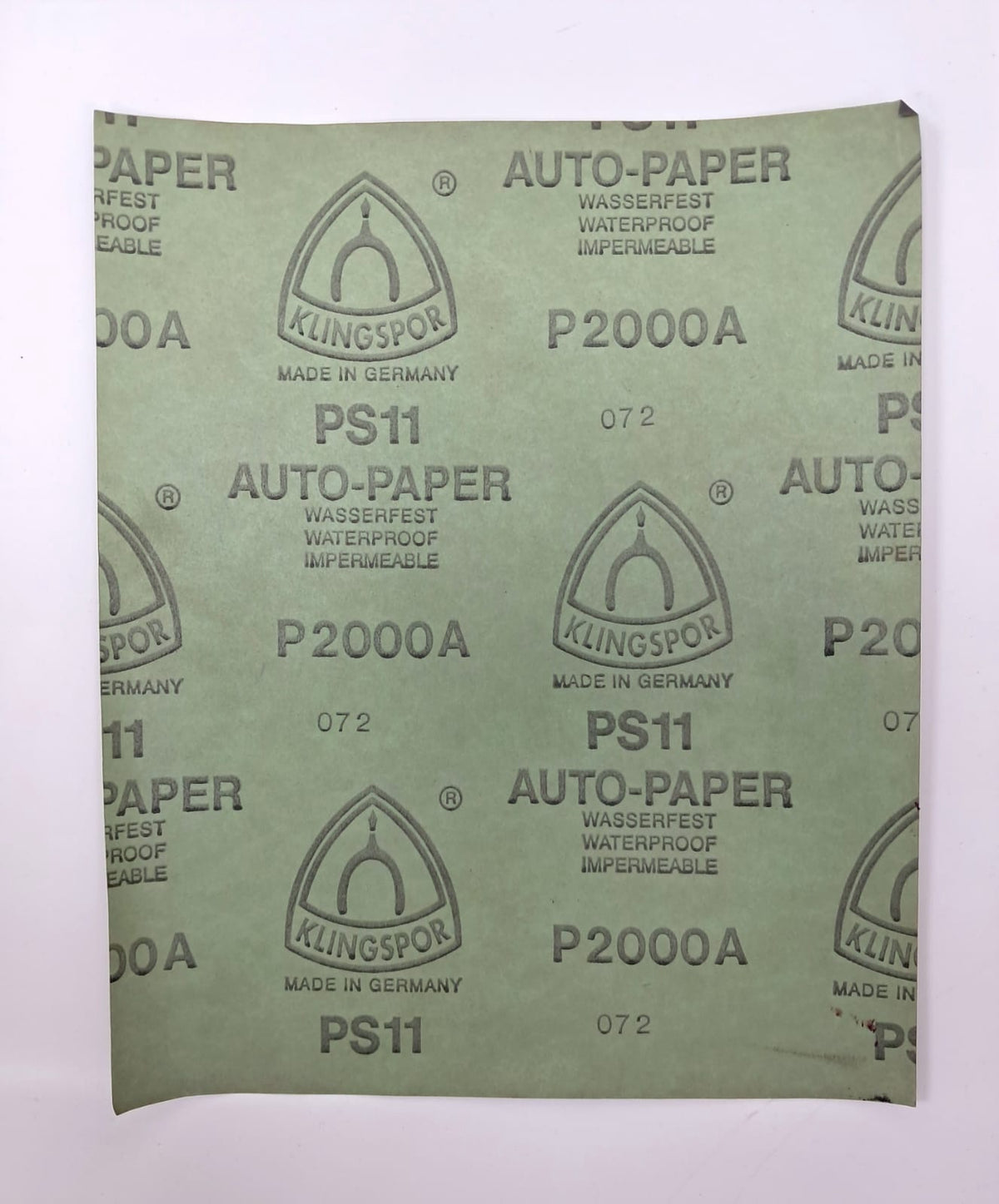 Sand Paper Metal #2000 Klingspor Germany