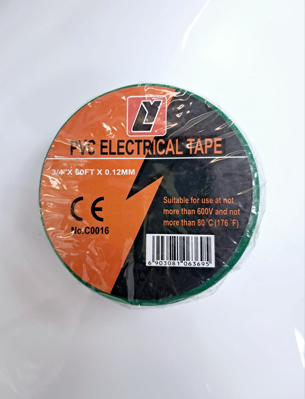 Tape Insulation Ly PVC 3/4" X 60FT C0016