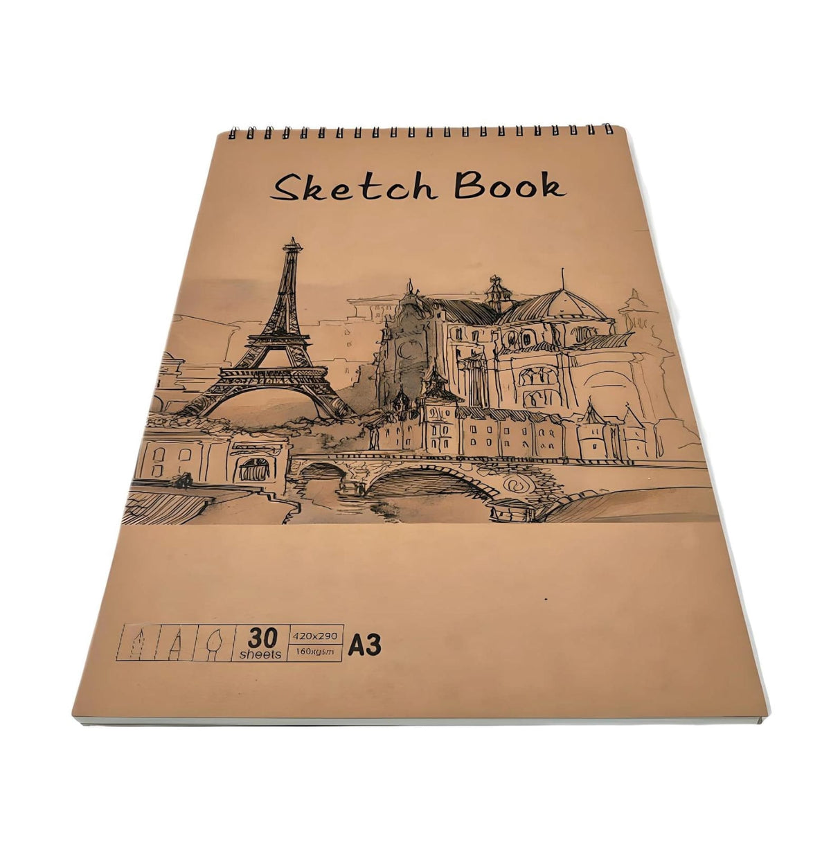 Stationery Drawing Sketch Book 30 Sheets A3 420X290 CT-028
