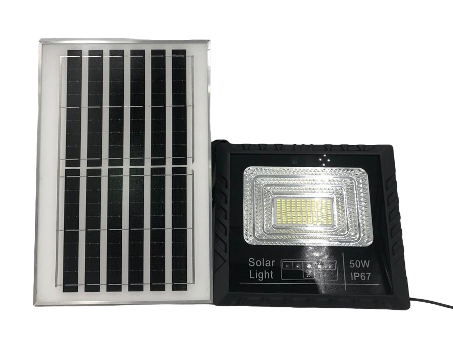 Lamp LED Solar Flood 50W with Panel Ye IP67
