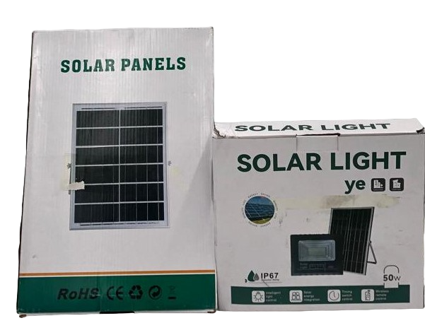 Lamp LED Solar Flood 50W with Panel Ye IP67
