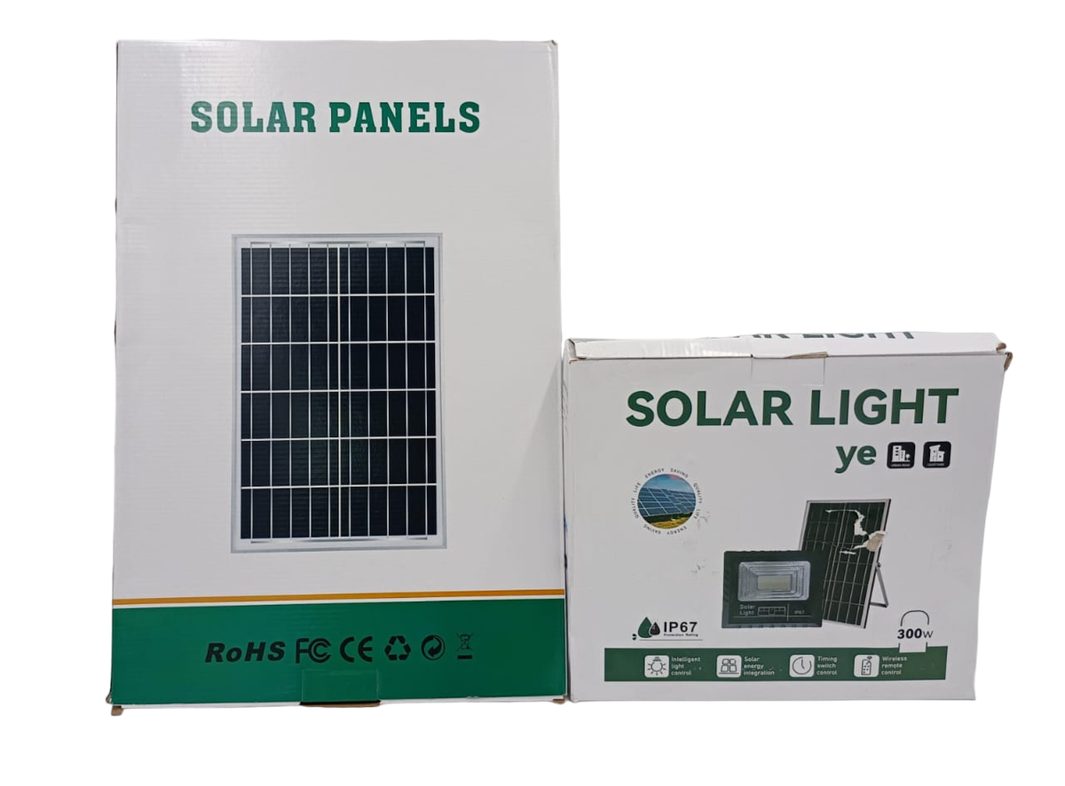 Lamp LED Solar Flood 300W with Solar Panel Ye IP67