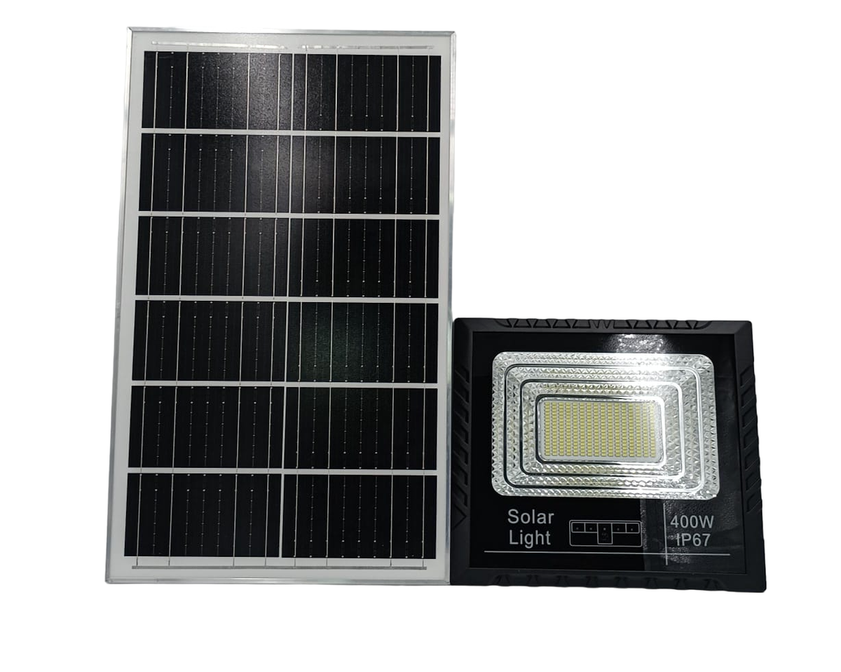 Lamp LED Solar Flood 400W with Solar Panel Ye IP67