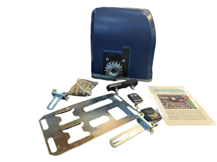 Gate Opener Kit Automatic Sliding BG800 800KG AC 110V with BUILT-IN DC Backup Battery and Remote ( 3 Tracks)