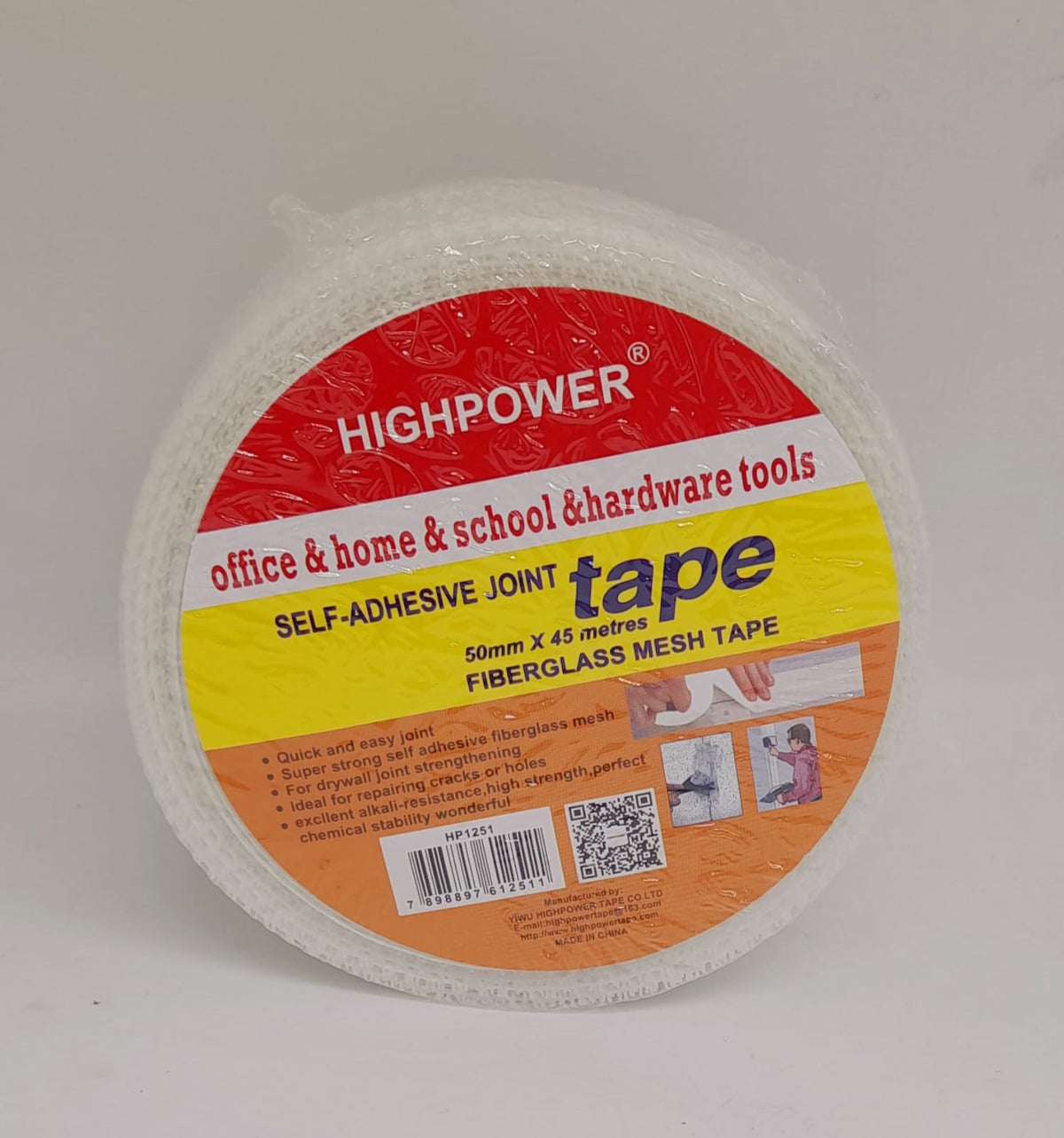 HIGH POWER Gypsum Tape Net Fiberglass 45M Highpower HP1251