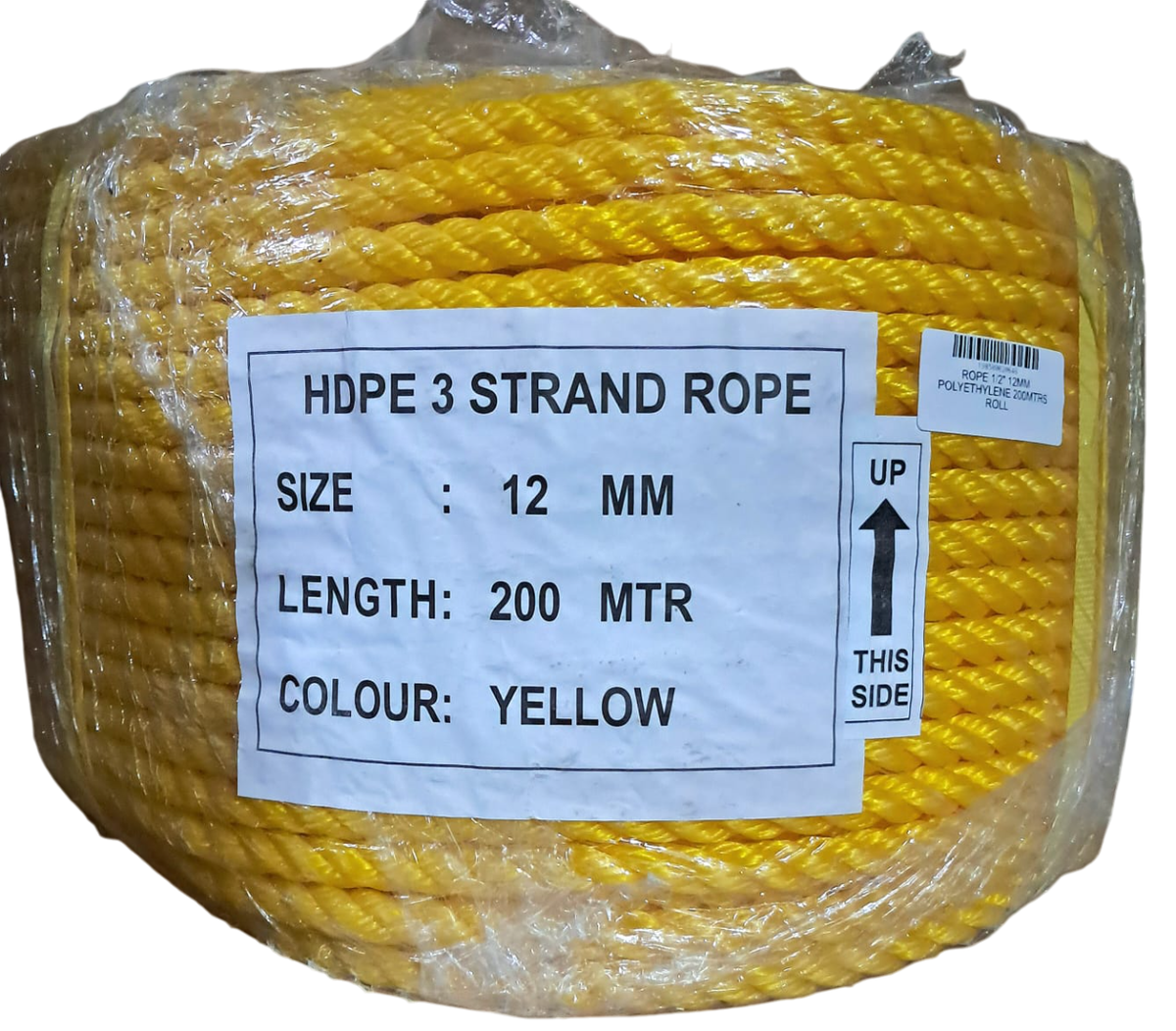 Rope 1/2" 12MM Polyethylene 200MTRS Roll