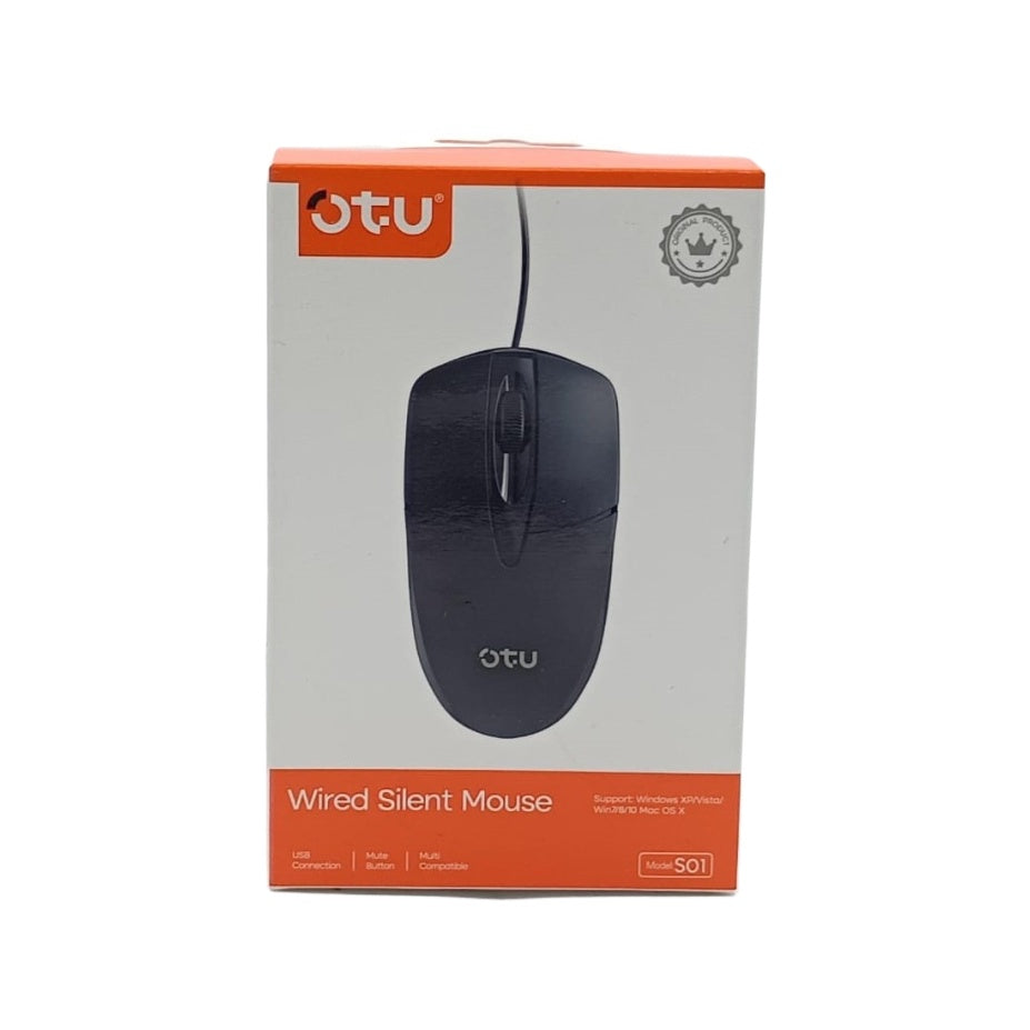 OTU Computer Mouse S01 USB Wired Silent