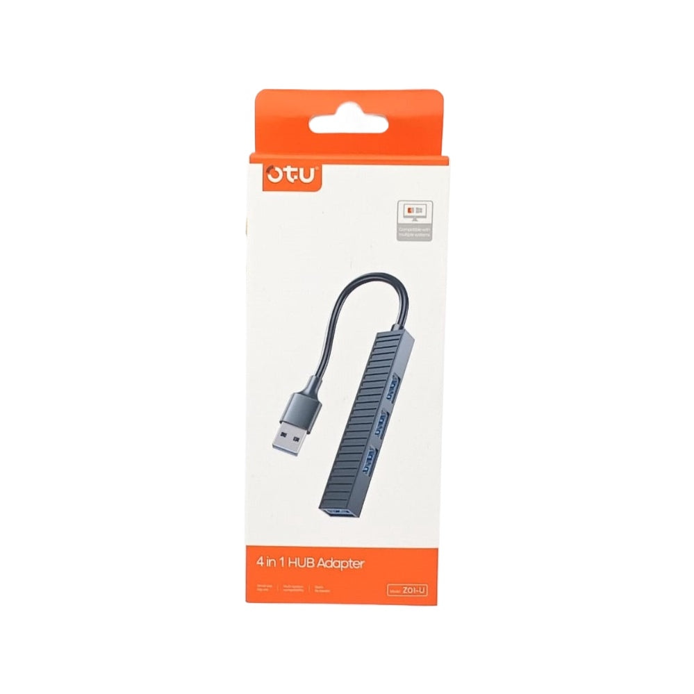OTU Computer USB Hub Z01-U 4 Port 4-IN-1