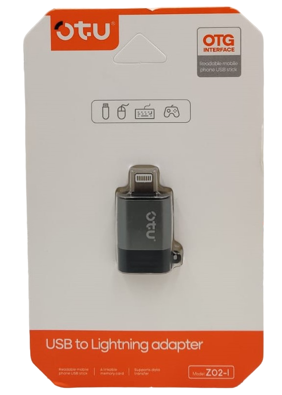 OTU USB Adaptor Otg Interface Z02-I USB to Lightning Adapter