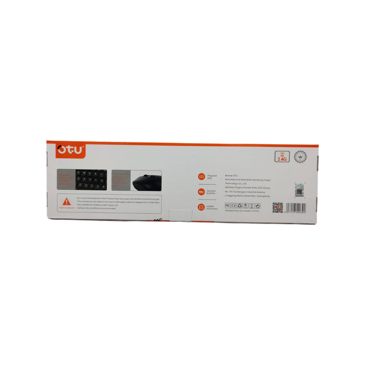 OTU Computer Keyboard & Mouse Combo Wireless JP-11 2.4GHZ