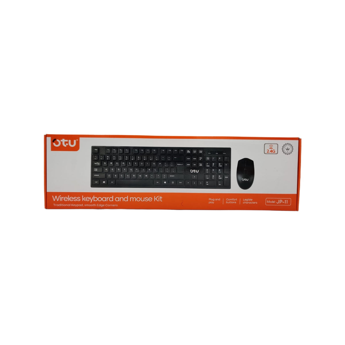 OTU Computer Keyboard & Mouse Combo Wireless JP-11 2.4GHZ
