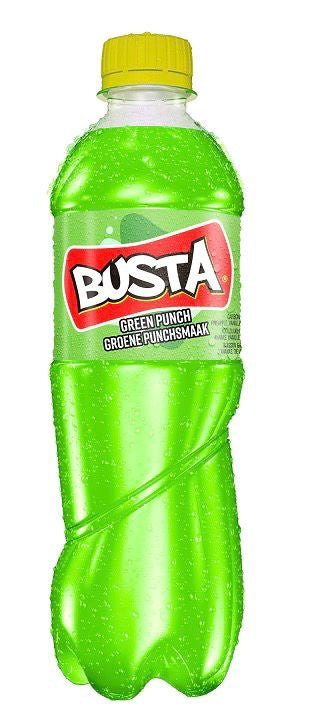 BUSTA Green Punch Flavoured Drink 355ML 12 Fl OZ.