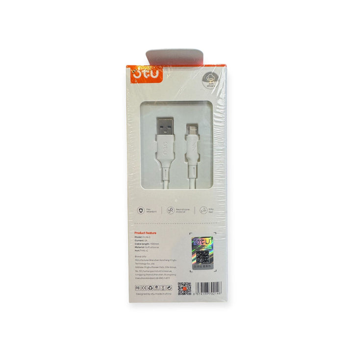 OTU Charger Cable USB DL24-I 1500MM Lighting 5A Soft Silicone Fast Data Cable