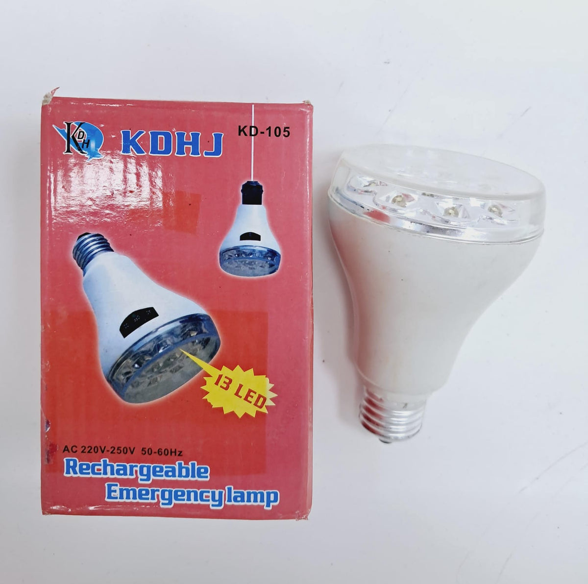 Bulb Rechargeable Kdhj 13 LED #KD-105