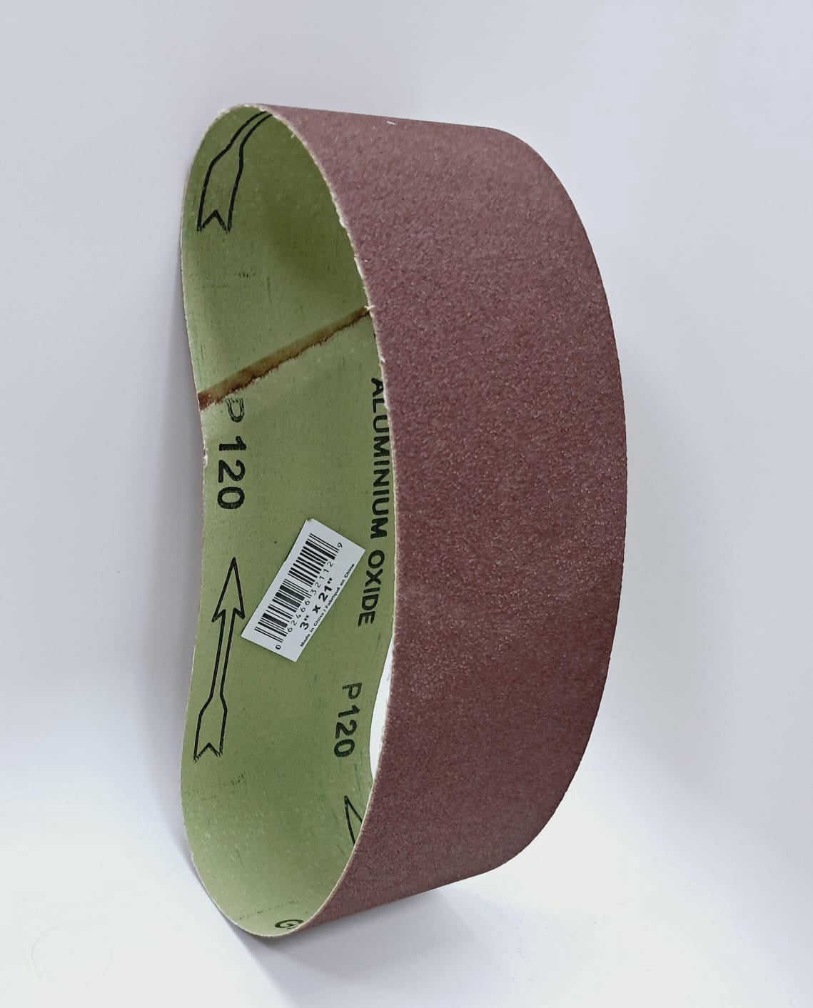 Sanding Belt 3" X 21" #120 32112 Alum Oxide