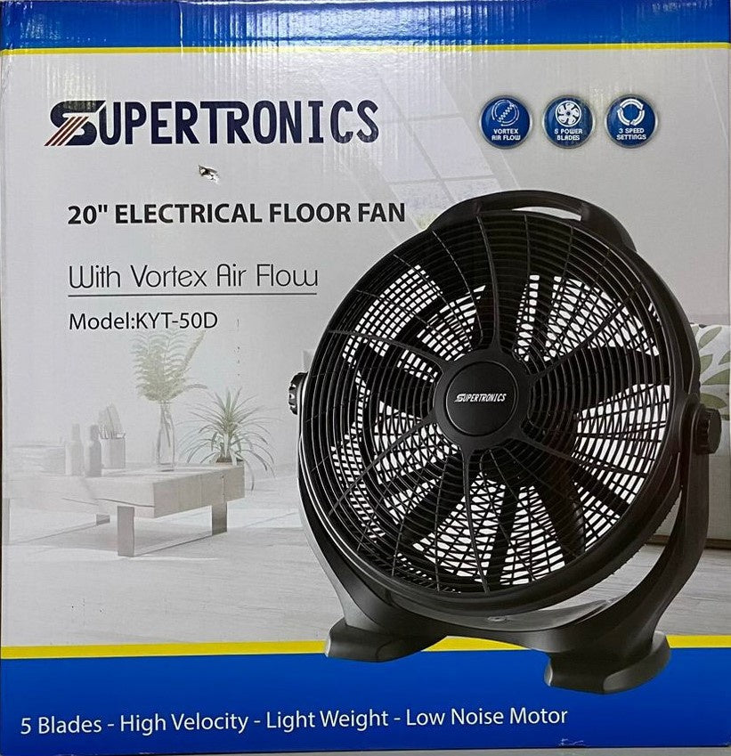 SUPERTRONICS Fan 20" Floor KYT-50D