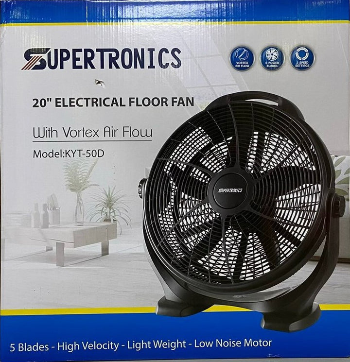SUPERTRONICS Fan 20" Floor KYT-50D