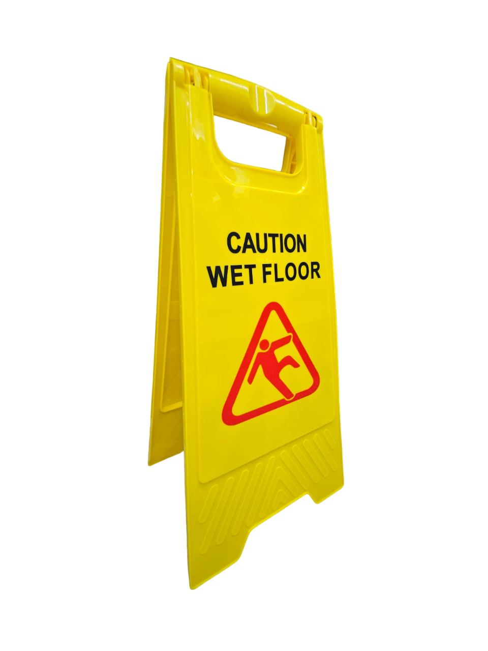 HOMESTAR Sign Caution Wet Floor Plastic Yellow NT1987-25/343725