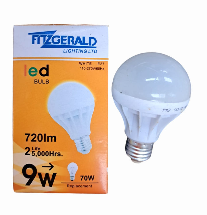 FITZGERALD Bulb LED 110/220V 9W Orange Box